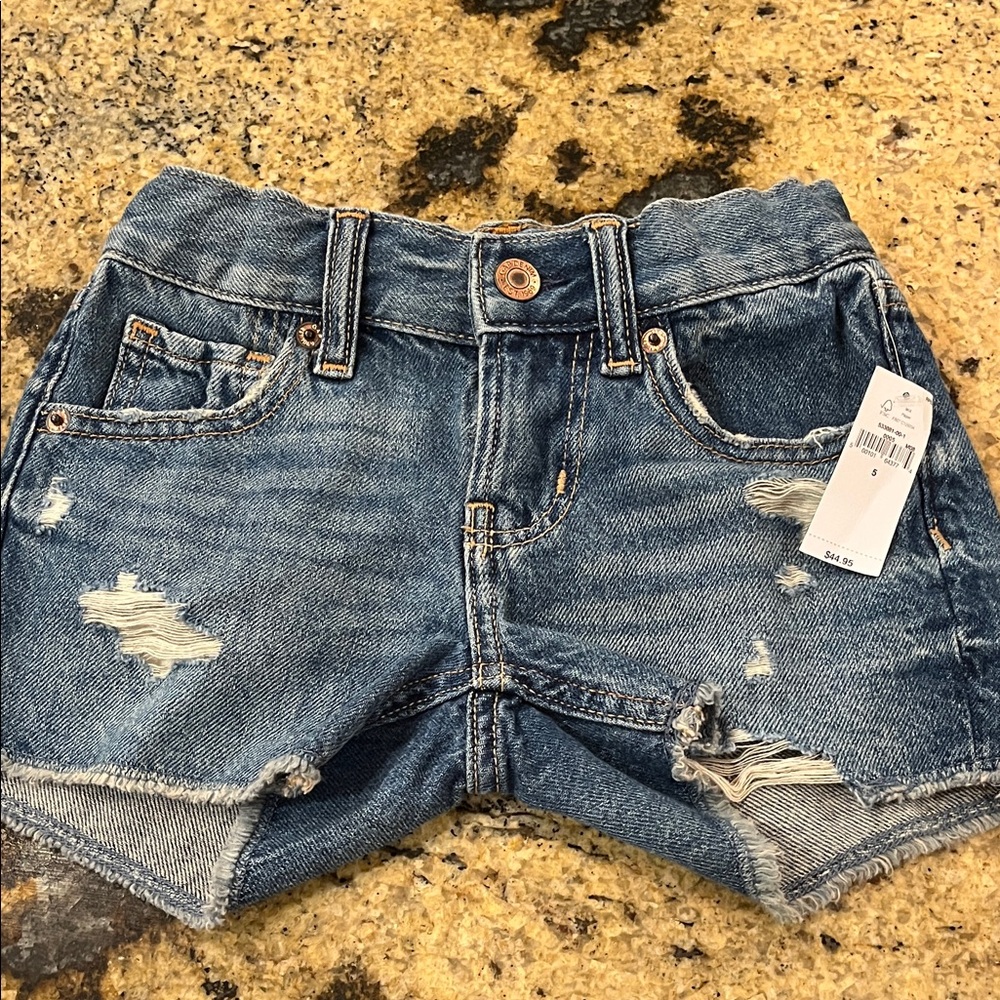 GAP Kids Denim low stride shorts - Big girl size 5 NWT